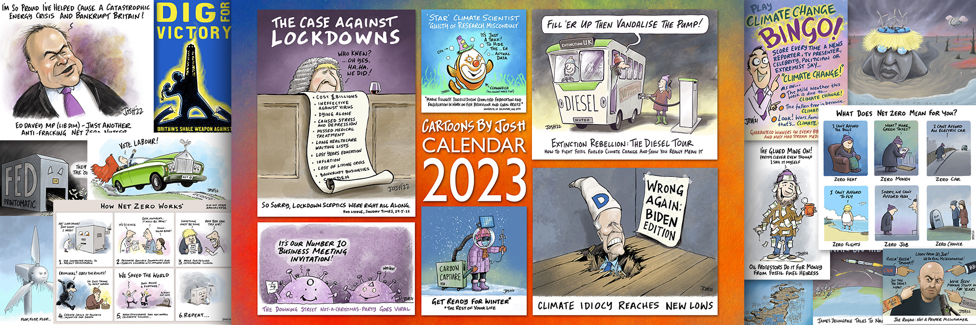 Calendar 2023 Cartoons By Josh